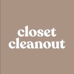 CLOSET CLEAN OUT!!!